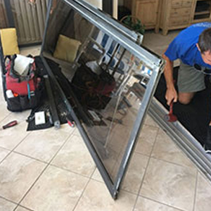 sliding glass door frame repair Artesia